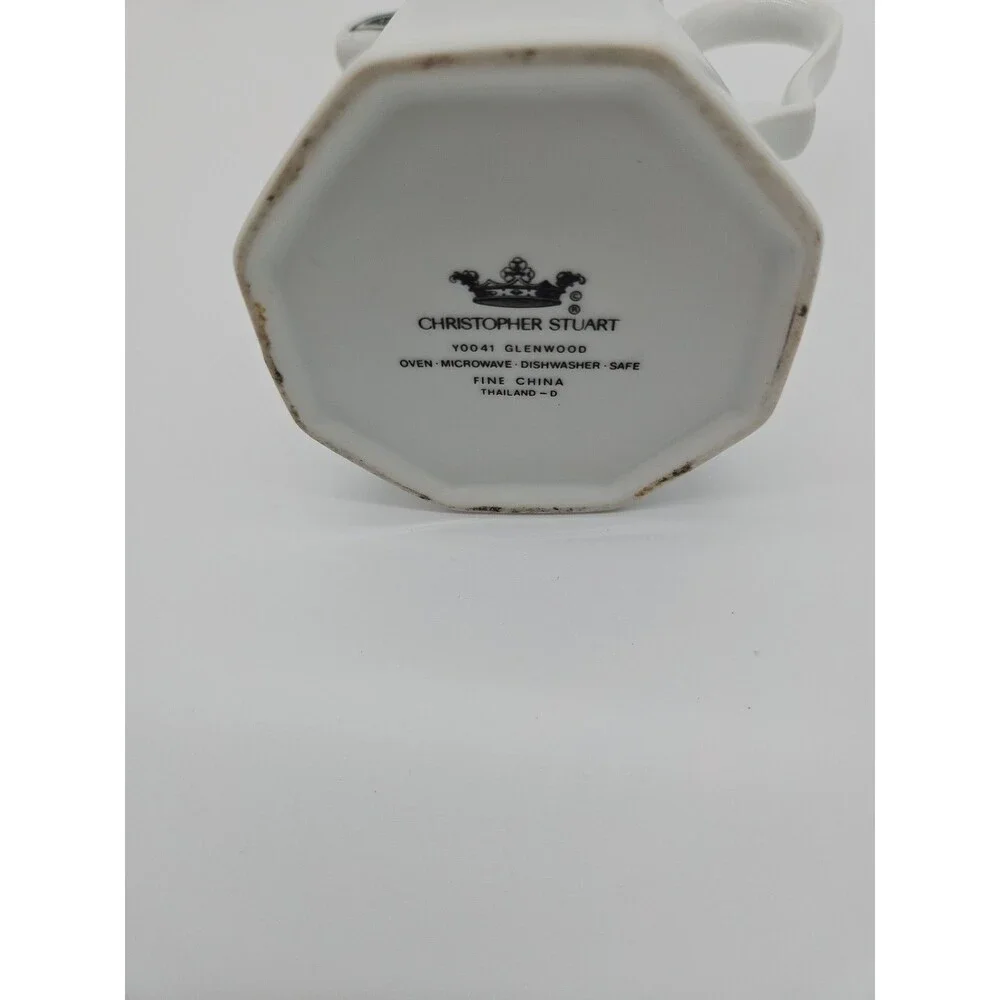 Christopher Stuart Classic Greenwood Y0041 Creamer Fine China Thailand Vintage